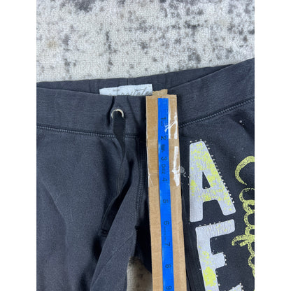 Vintage Aeropostale Sweatpants Adult Medium Black Y2k Baggy Fit