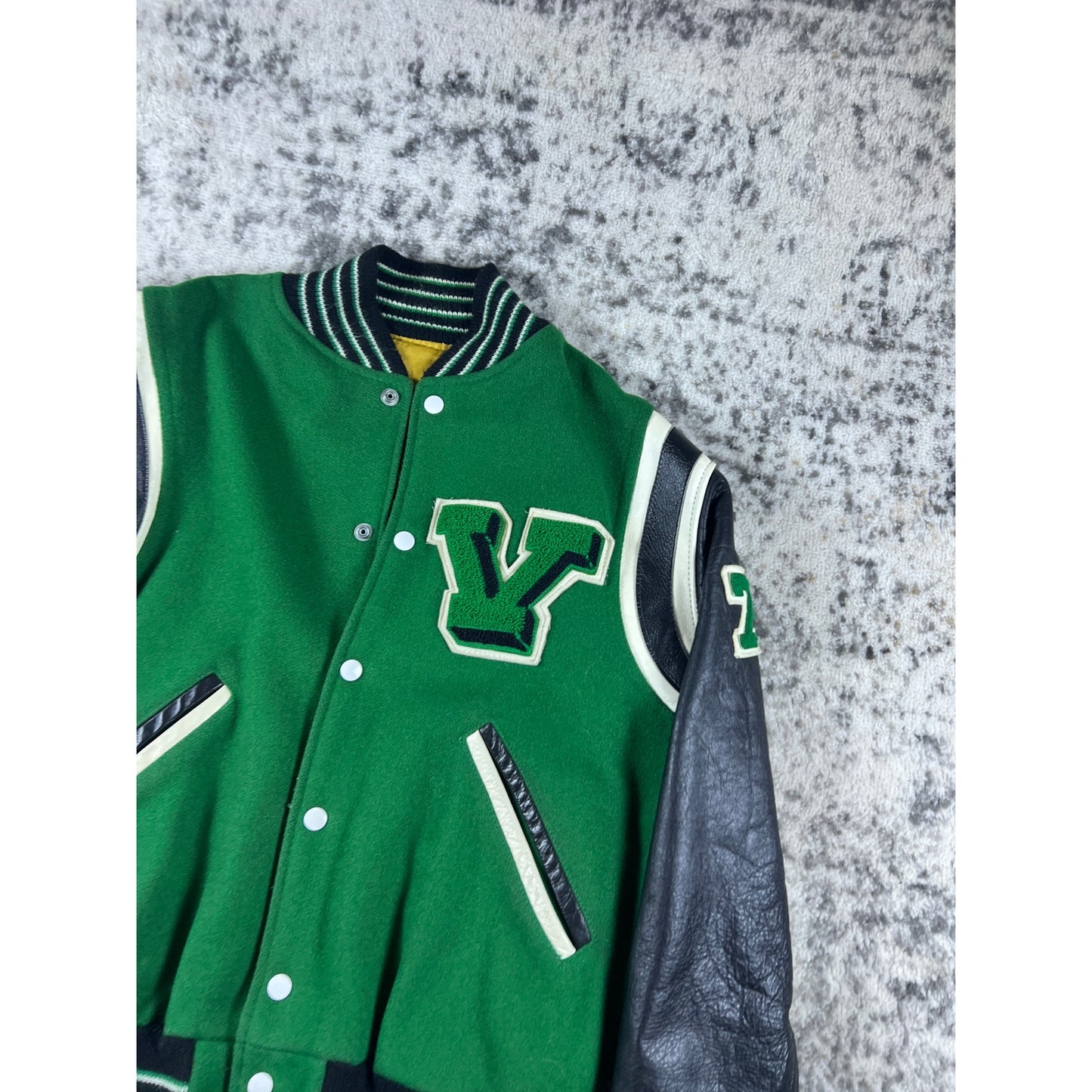 Vintage 70s Varsity Letterman Jacket - L
