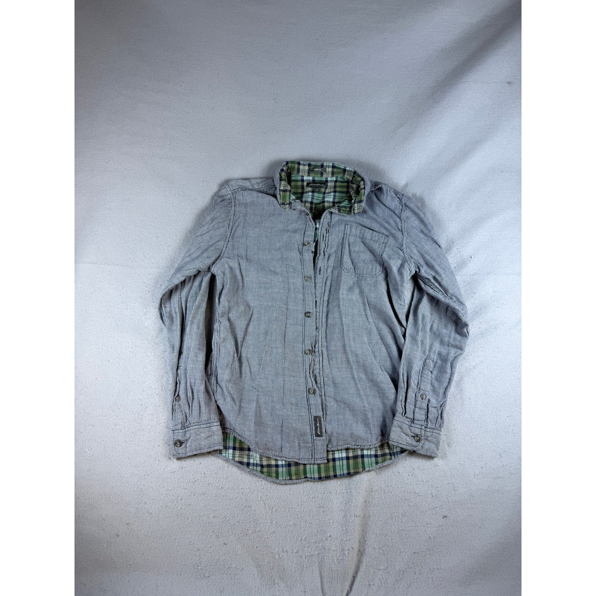 Eddie Bauer Flannel Striped Shirt - M