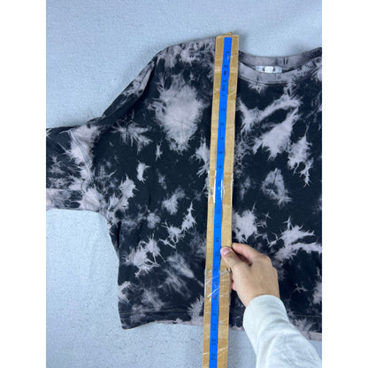 Garage Tie Dye Cropped Sweatshirt Womens - M