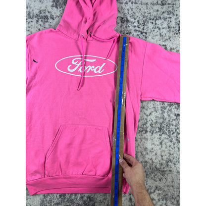 Vintage Ford Spellout Hoodie - M
