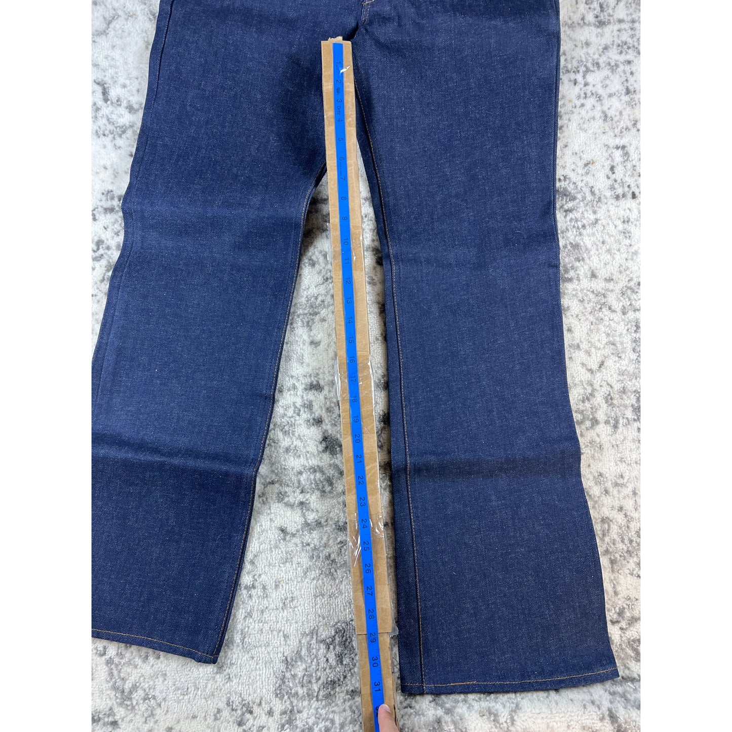 VTG 1981 Levi's 517-0217 Saddleman 36x33 Denim Jeans Boot Cut Bell Bottom USA