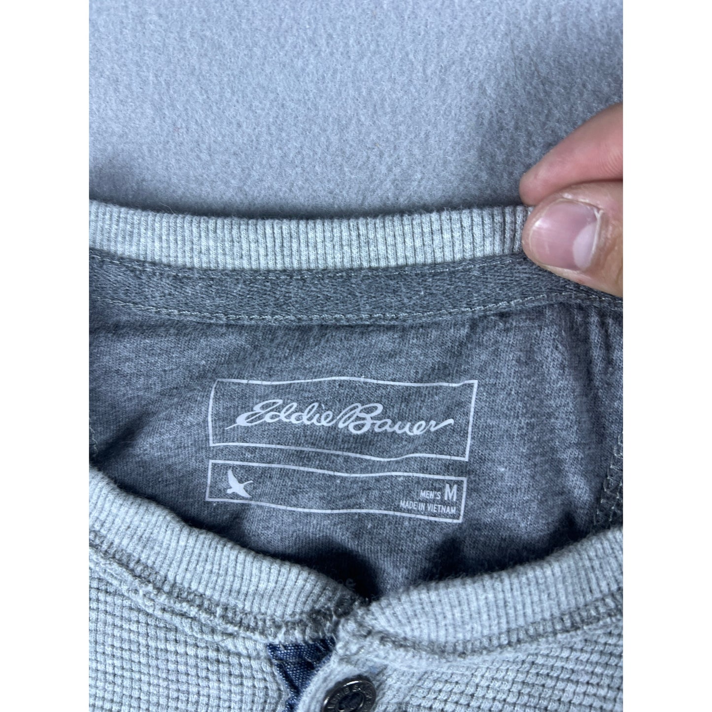 Eddie Bauer Henley Thermal Shirt - M