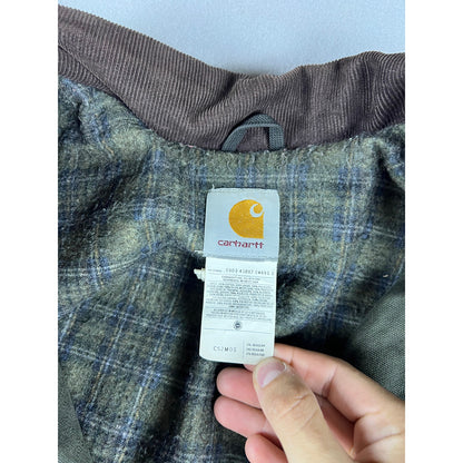 Vintage Carhartt C52 MOS Green Barn Chore Coat Jacket - XXL