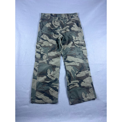 Wrangler Camo Cargo Pants Boys - 12 Husky
