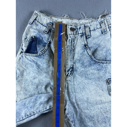 Vintage Levi's Acid Wash Denim Shorts Womens - XS