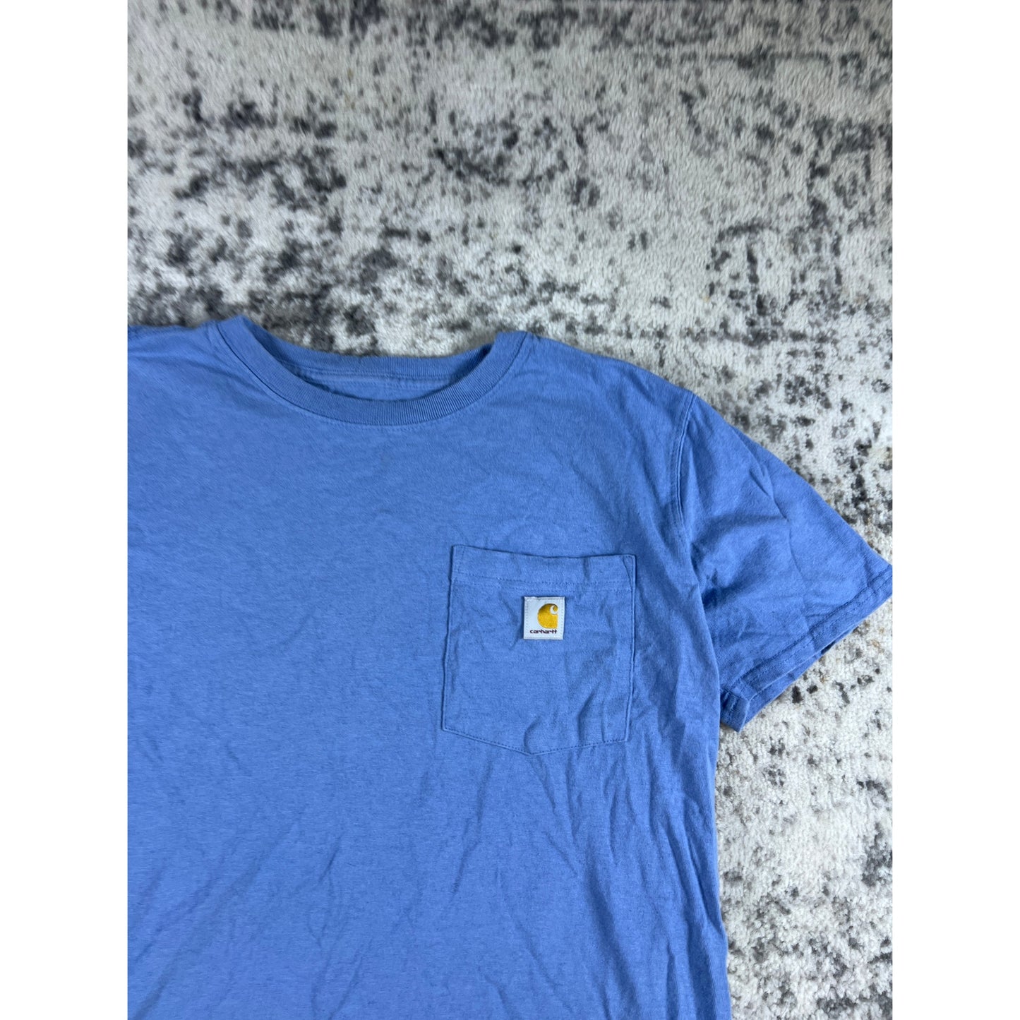 Vintage Light Blue Carhartt Pocket T-shirt - M