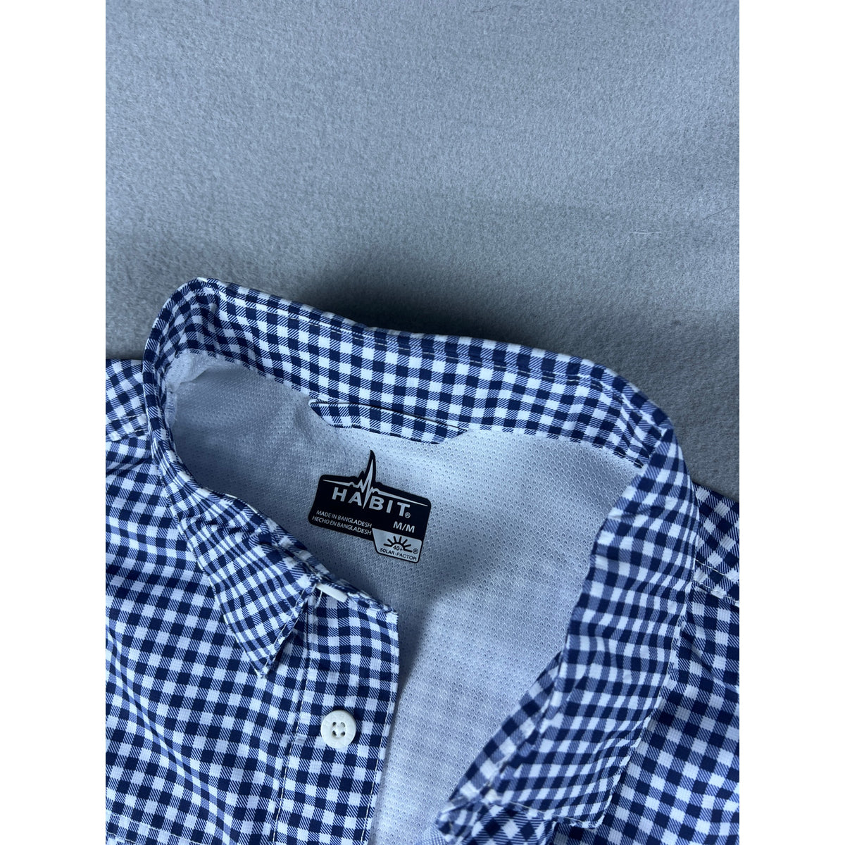 Habit Shirt - M Brookside Check