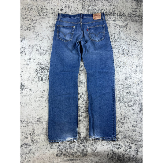 Levis Denim Blue 505 Regular Fit Jeans - 36