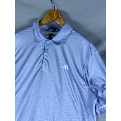 adidas Geometric Golf Polo Shirt - L