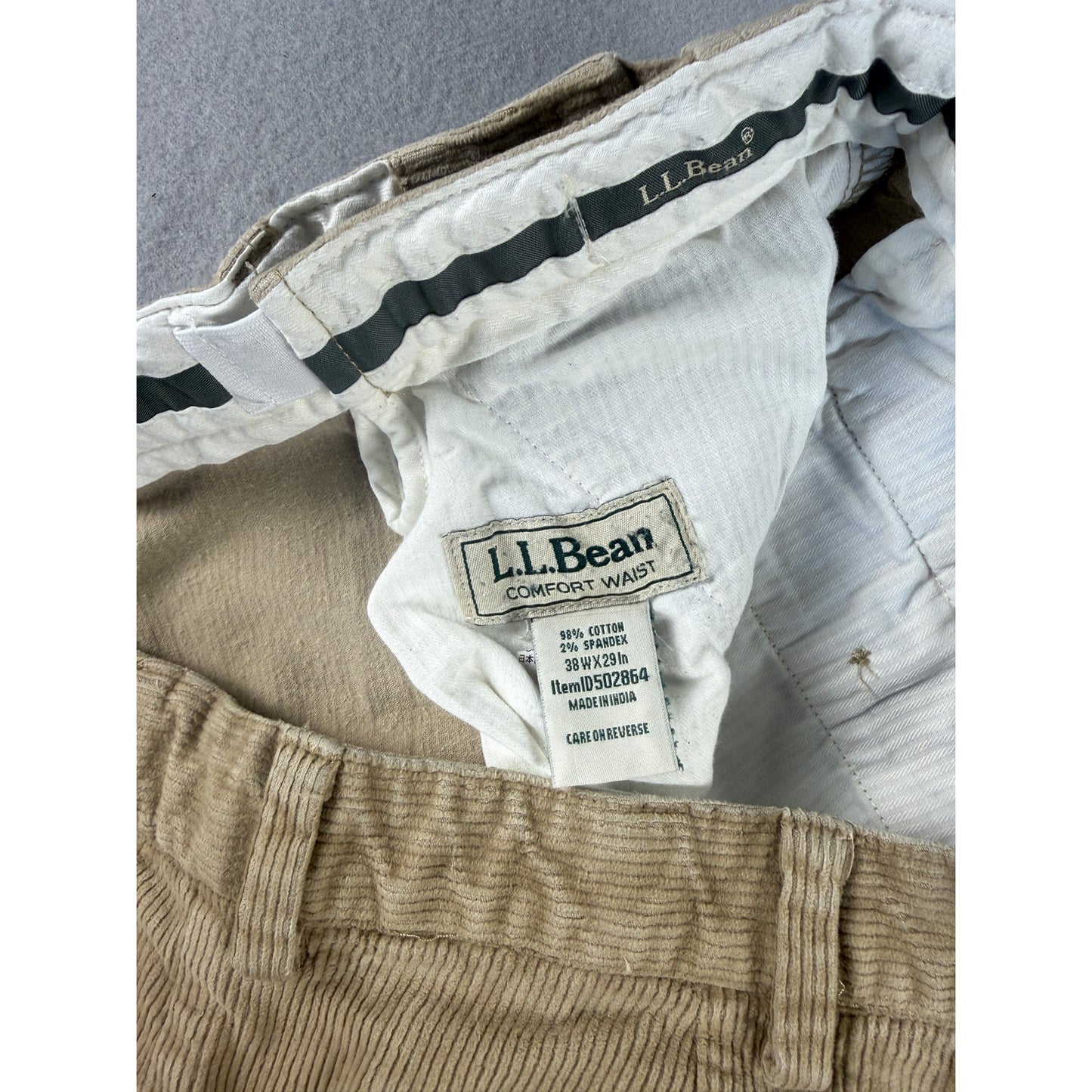 LL Bean Comfort Waist Pants - 38x29