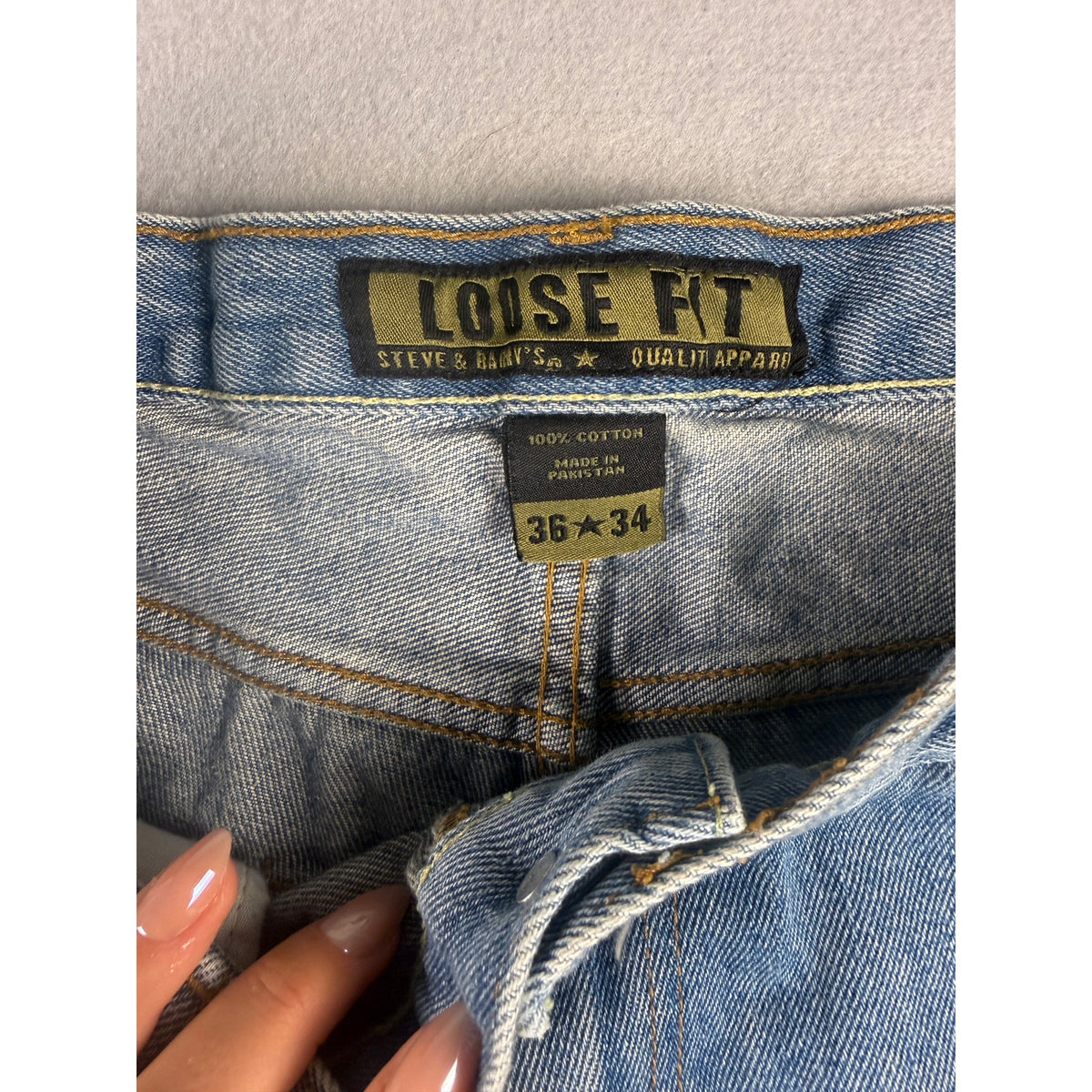 Steve & Barry's Loose Fit Jeans - 36x34