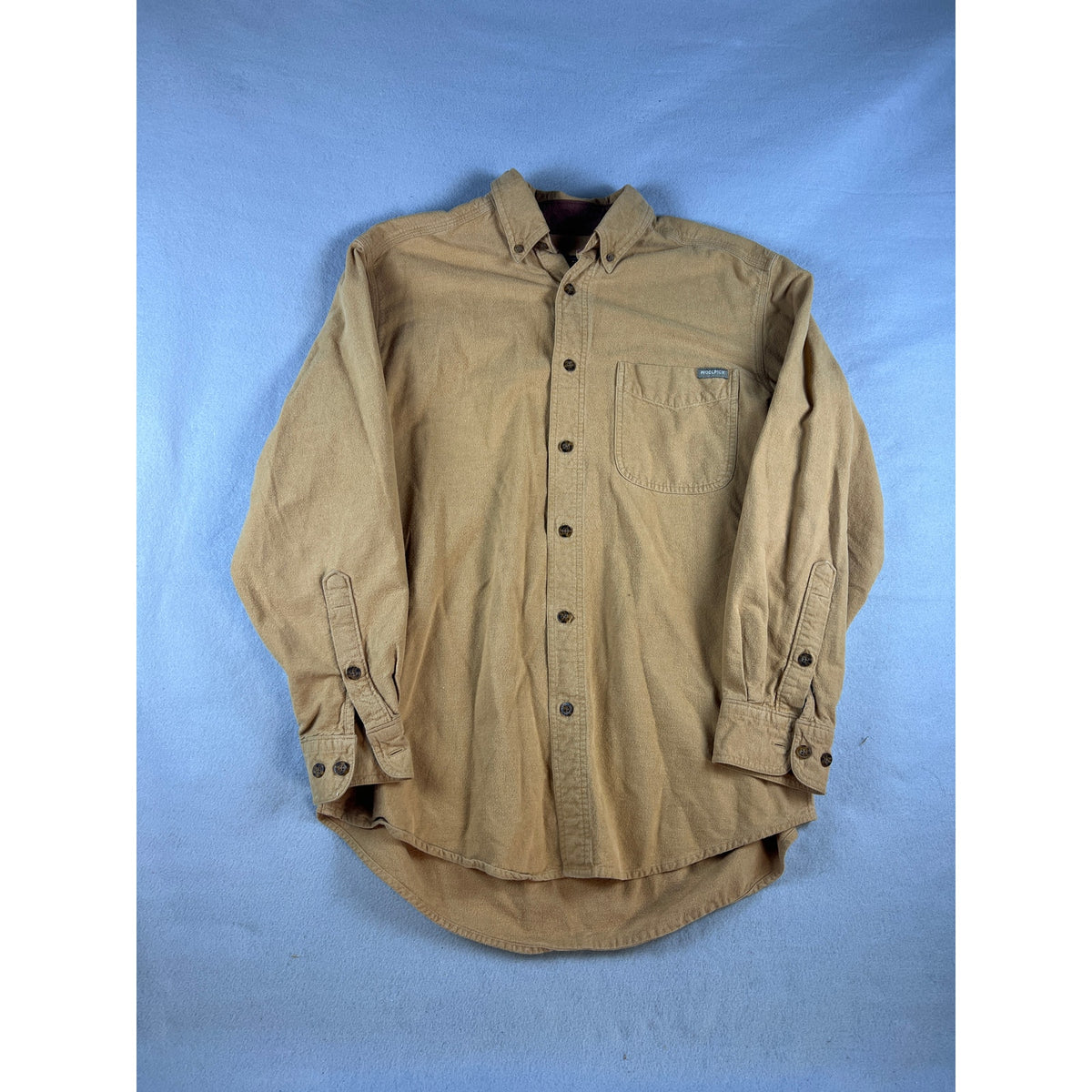 Woolrich Heavyweight Chamois Flannel Shirt - L