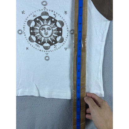 Arizona Jean Y2K Celestial Cropped Top - M