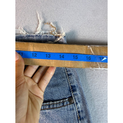 Vintage Y2K Blue Asphalt Flare Jeans - 9
