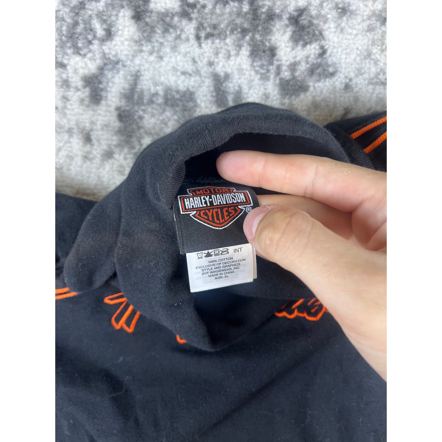 Vintage Harley davidson thermal shirt - XL