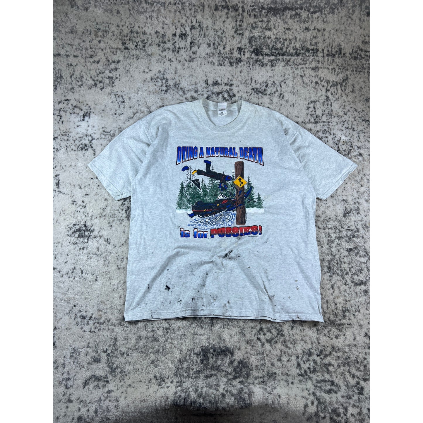 Vintage Snowmobile T-Shirt - XXL