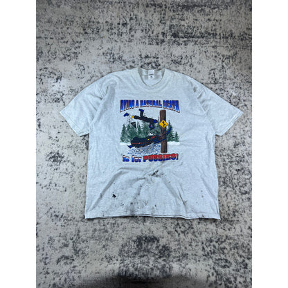 Vintage Snowmobile T-Shirt - XXL