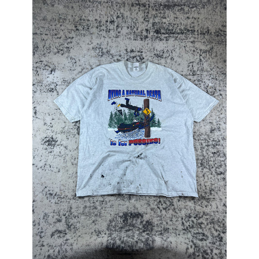 Vintage Snowmobile T-Shirt - XXL
