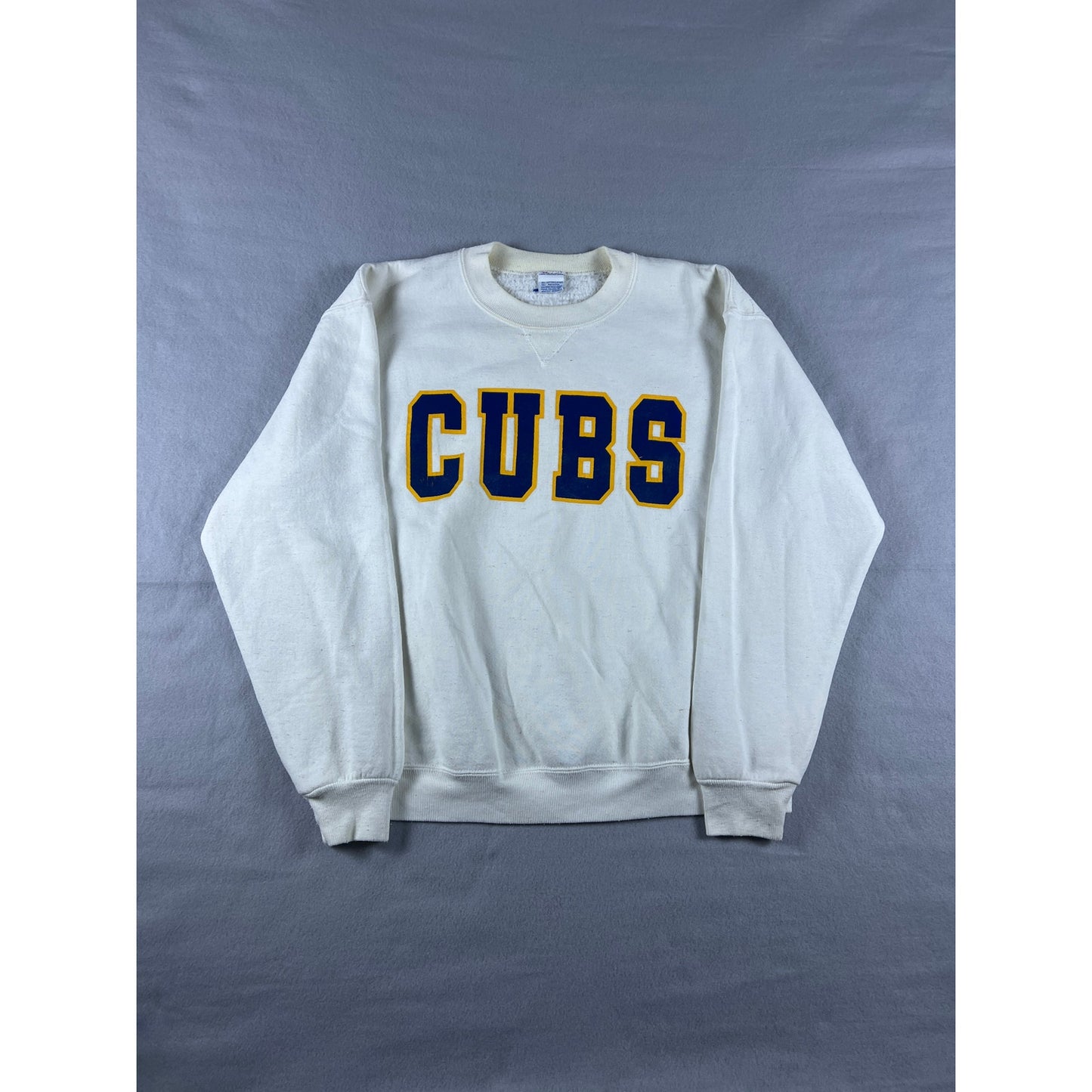 Vintage Chicago Cubs Spellout Sweatshirt - M