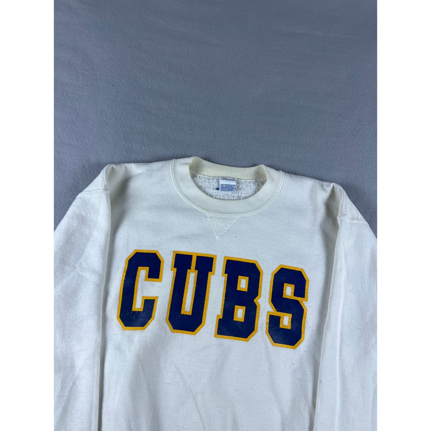Vintage Chicago Cubs Spellout Sweatshirt - M