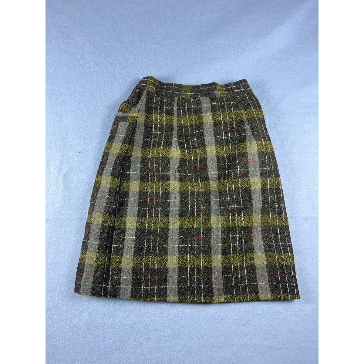 Vintage Jo Collins Wool Pencil Skirt - 24