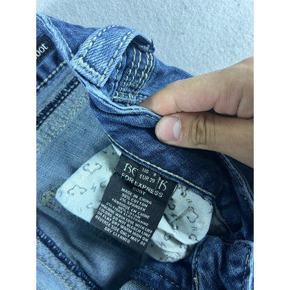 Y2K Rerock Express Bootcut Low Rise Jeans - 8