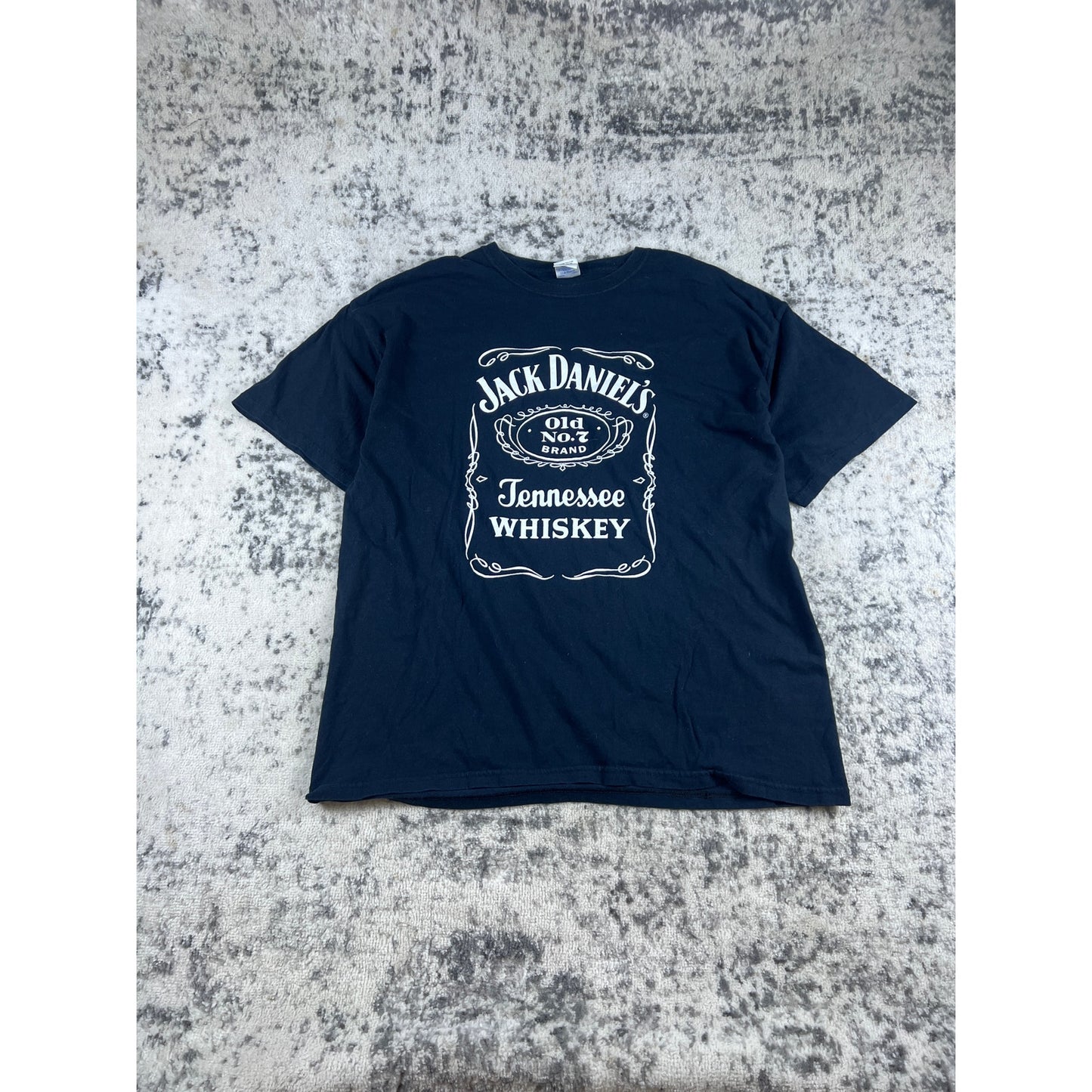 Black Jack Daniels Spellout Shirt - XL