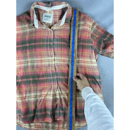 American Eagle Flannel Plaid Shirt Womens - L