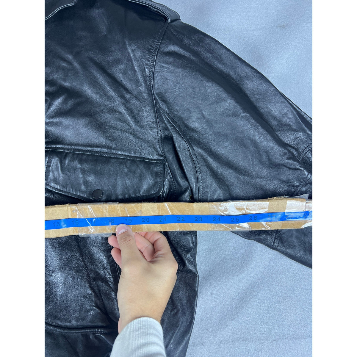 Vintage Astor Leather Flight Bomber Jacket - L