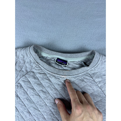 Gray Patagonia Quilted Sweatshirt Womans - S