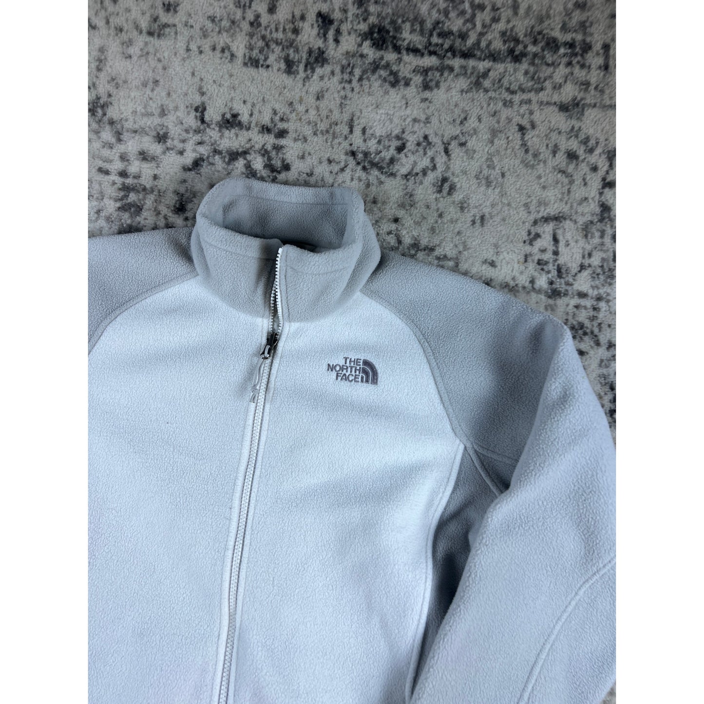 The North Face White Fleece Jacket - XL