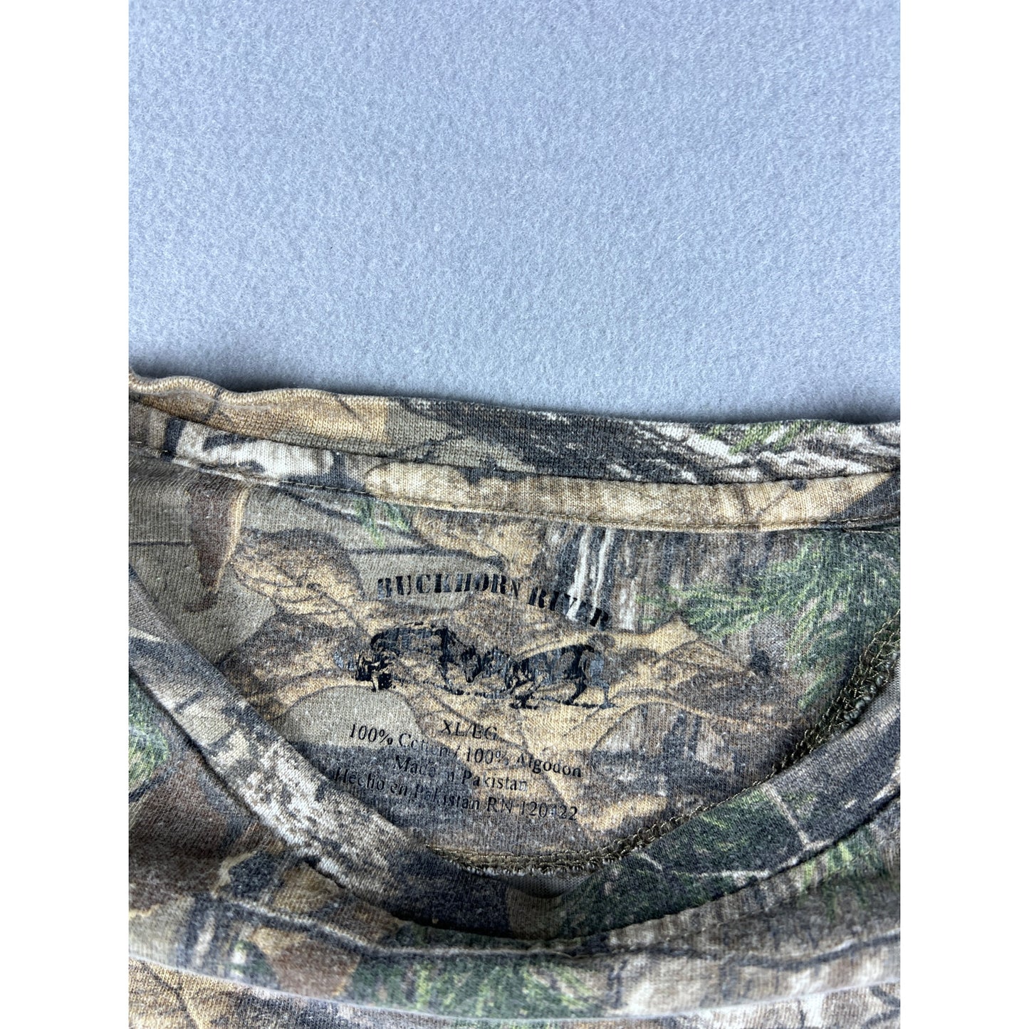Buckhorn River Camo Cropped Top Womens - XL
