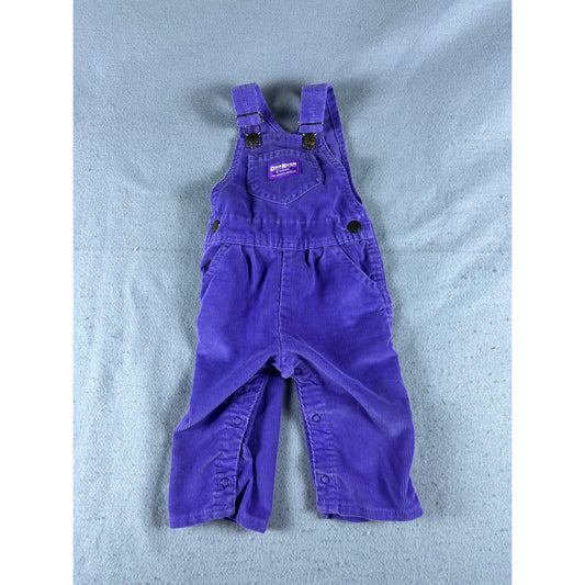 Vintage OshKosh B'Gosh Corduroy Overalls Toddler - 6M