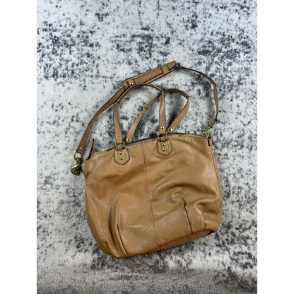 Vintage Coach Tan Satchel/Top Handle Bag