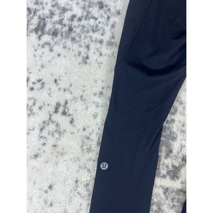 Lululemon Pants Girls 0 Black High Rise Ankle Leggings Pockets Running Athletic