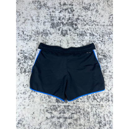 VTG Nike Black Swoosh Shorts Adult Small Y2K Running Athletic