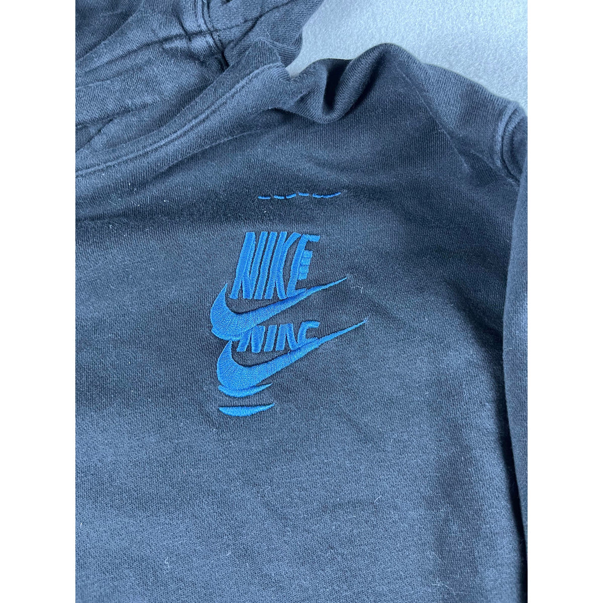 Nike Multi Logo Hoodie Sweatshirt - L