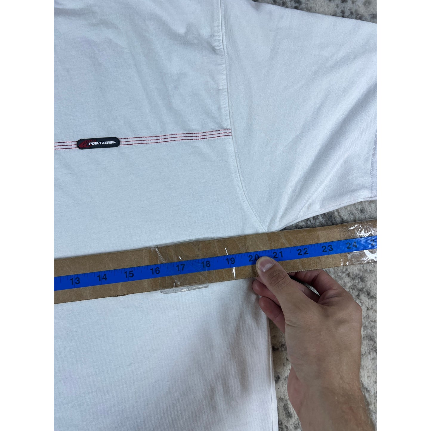 Vintage Point Zero Stripped T-Shirt - M