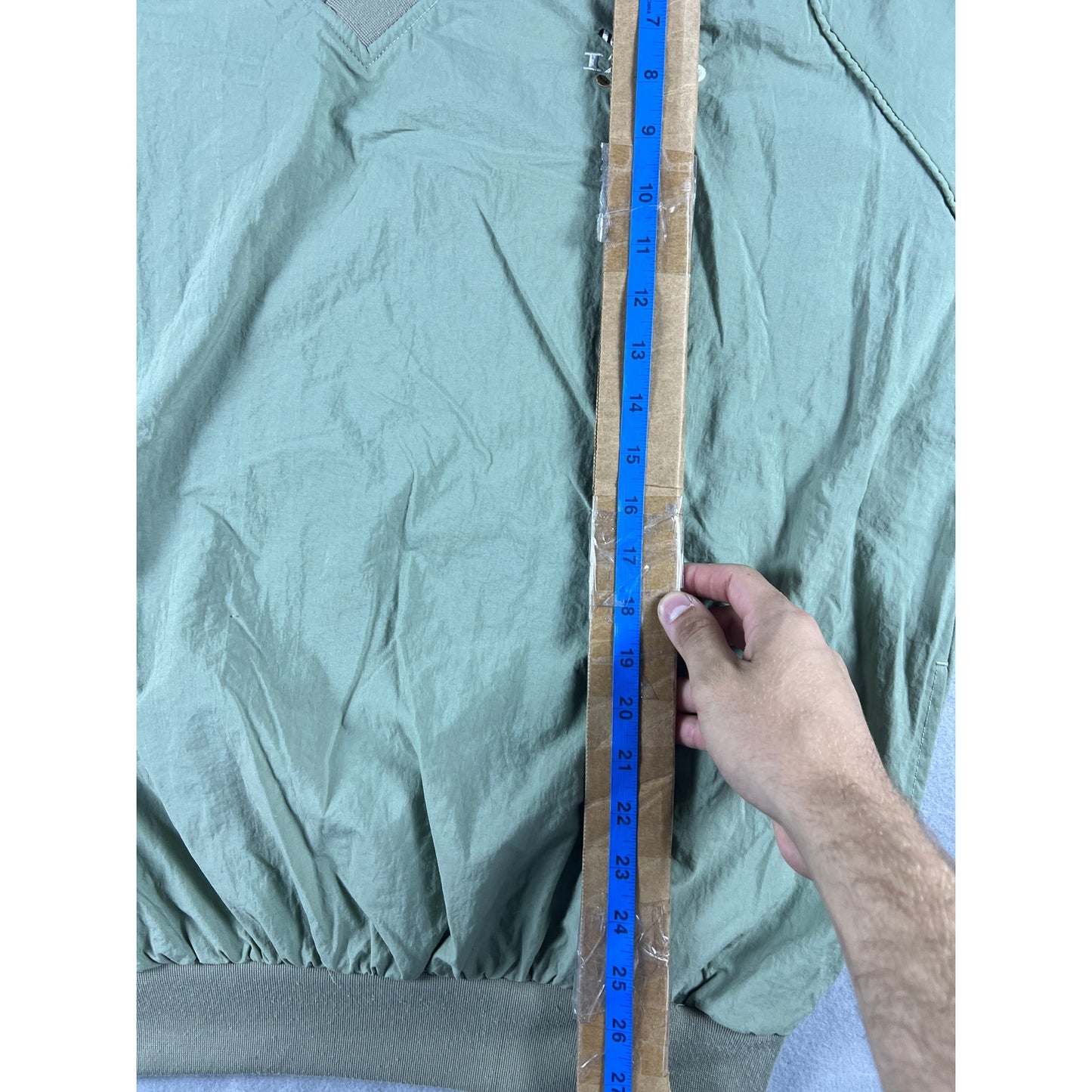 Vintage IZOD Golf Windbreaker Pullover Jacket - L