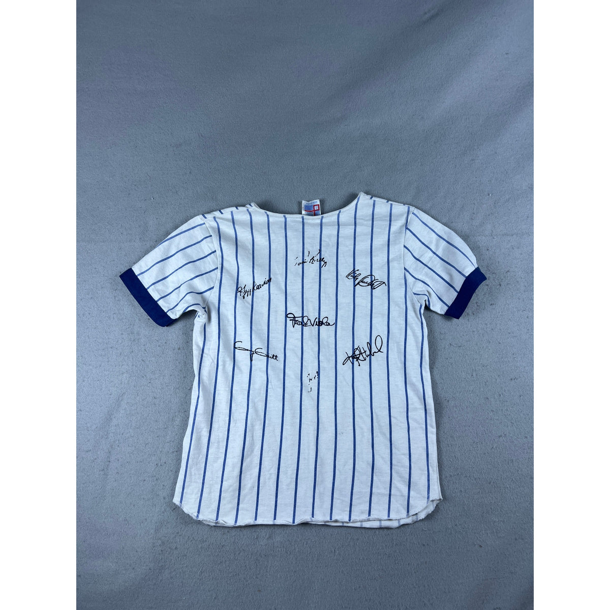 Vintage Minnesota Twins 1987 World Champions Shirt Youth 14-16 Autographs