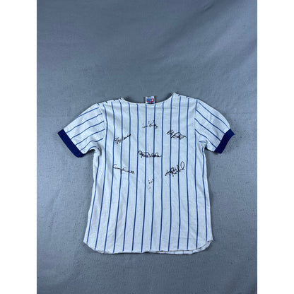 Vintage Minnesota Twins 1987 World Champions Shirt Youth 14-16 Autographs