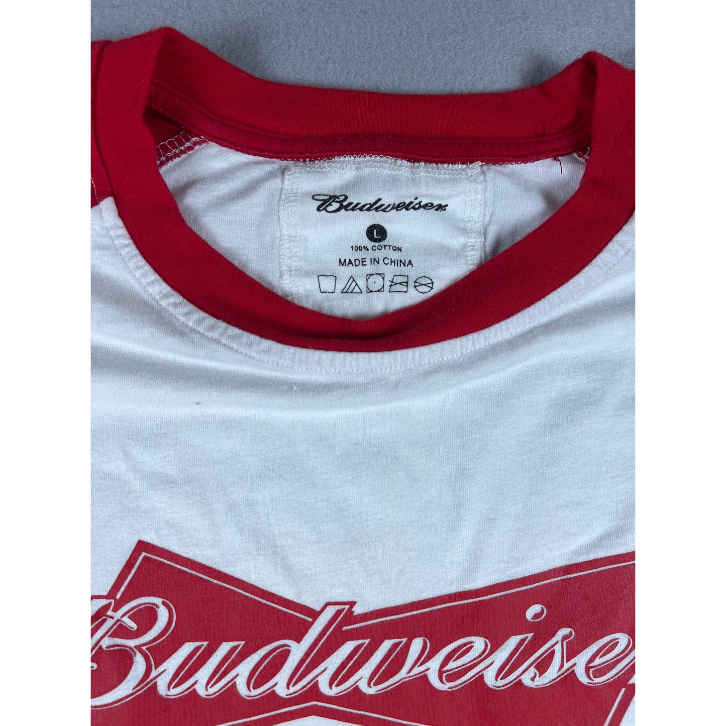 Budweiser Baseball Shirt - L