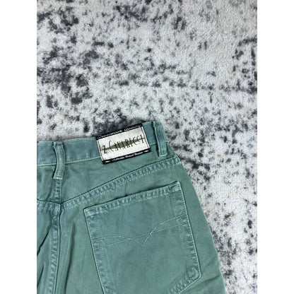 Vintage Z Cavaricci Seafoam Green Denim Shorts - 31