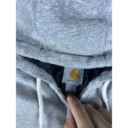 Carhartt Grunge Distressed Hoodie - L