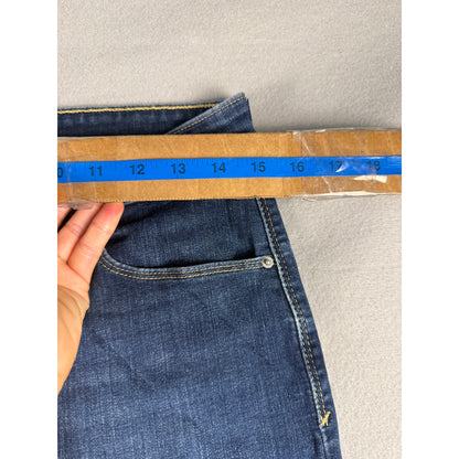 Levi's Mid Rise Skinny Cropped Jeans - 14