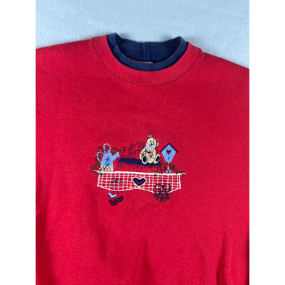 Vintage Teddy Bear Sweatshirt - XL