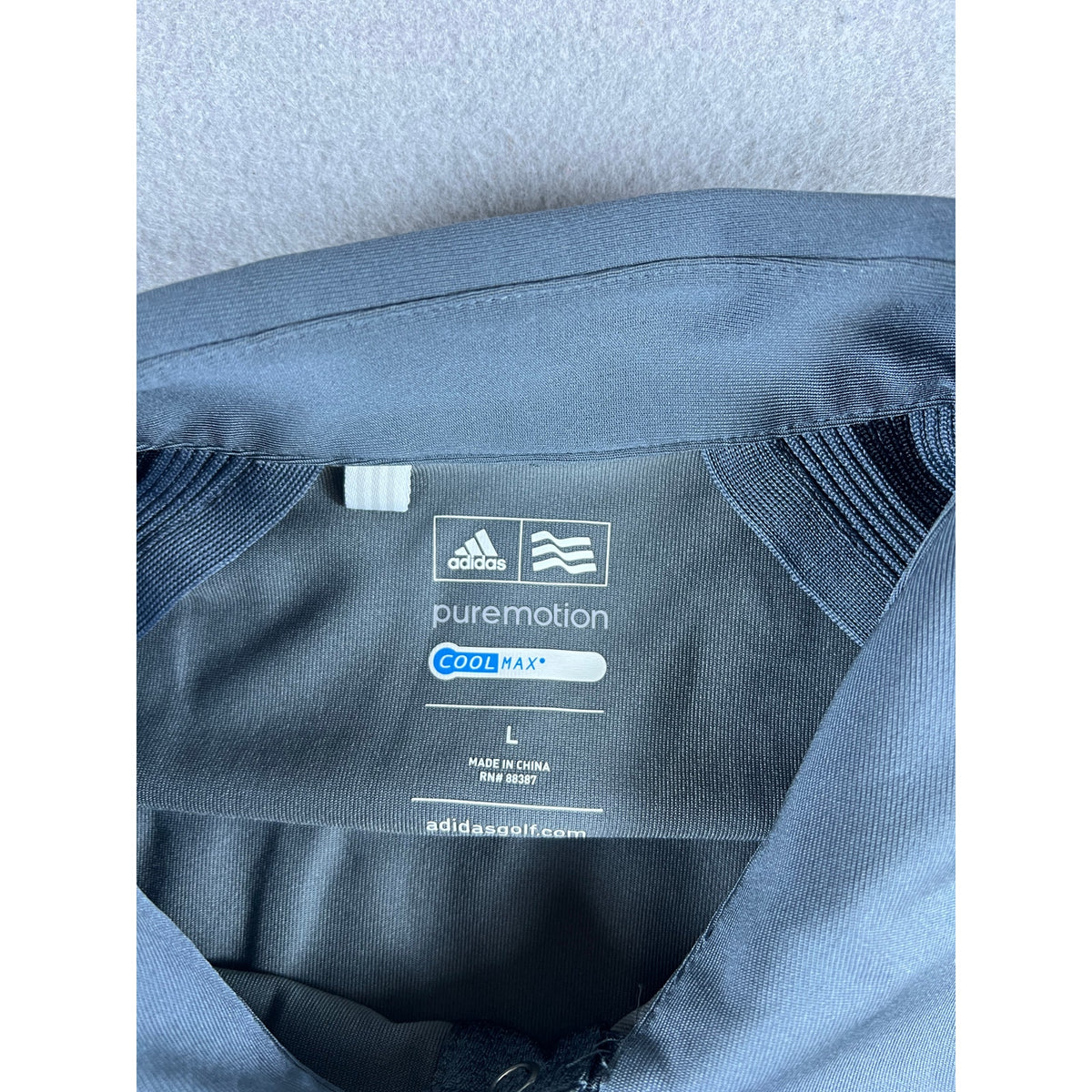 adidas Puremotion Coolmax Golf Polo Shirt - L