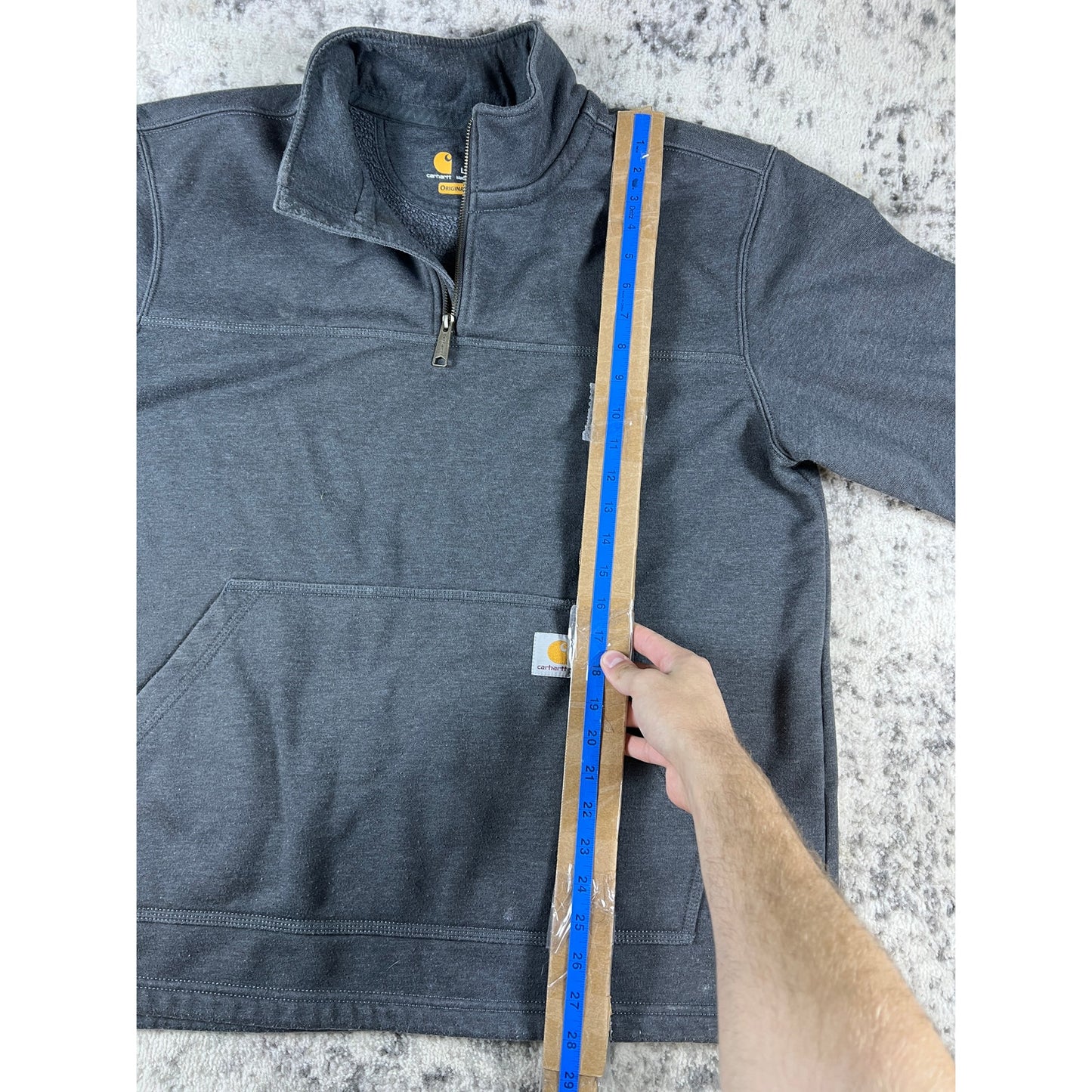 Carhartt Grey Rain Defender Sweatshirt - L