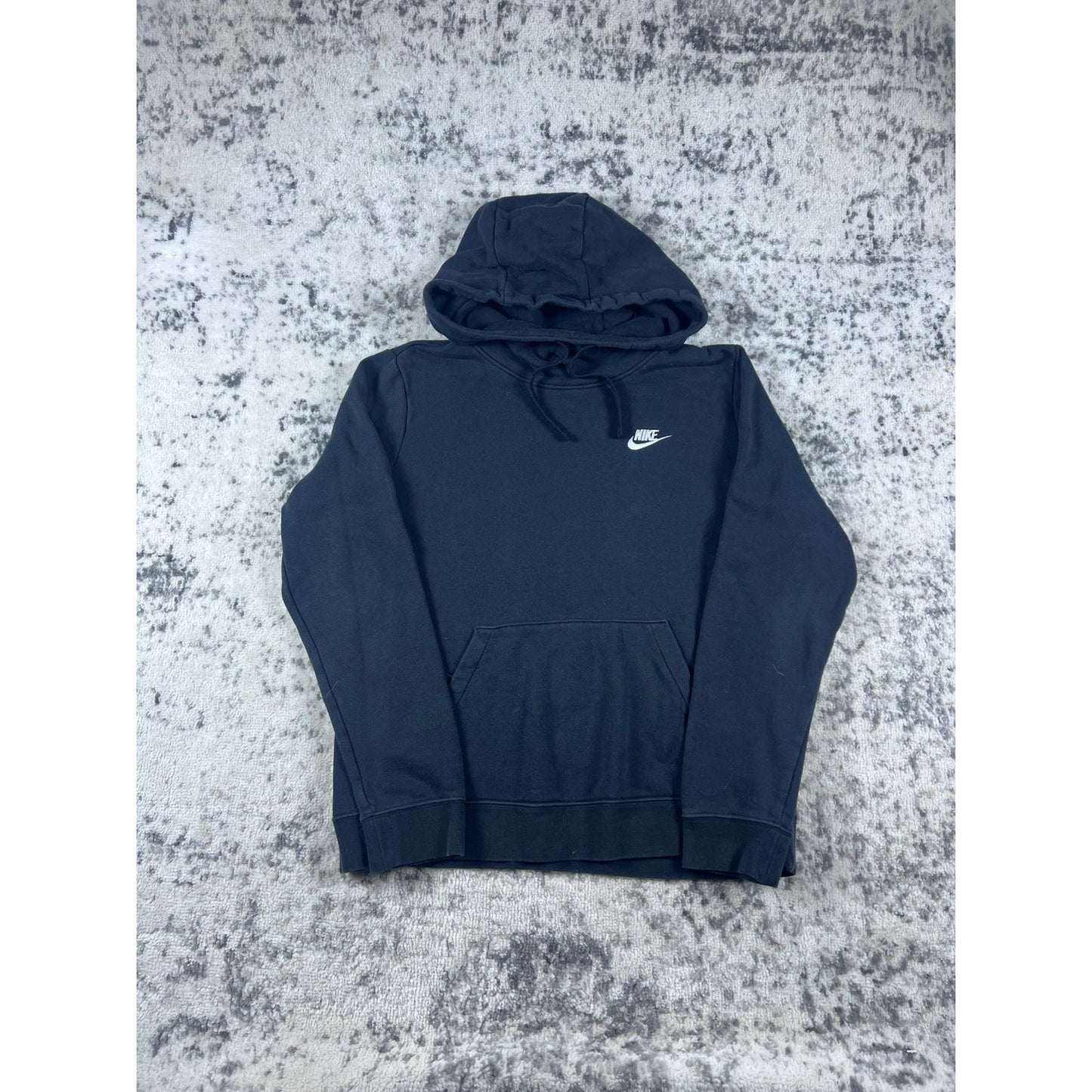 Black Nike Spellout Hoodie Mens - M